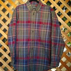 ORVIS Cotton Plaid Twill Shirt, sz.L,